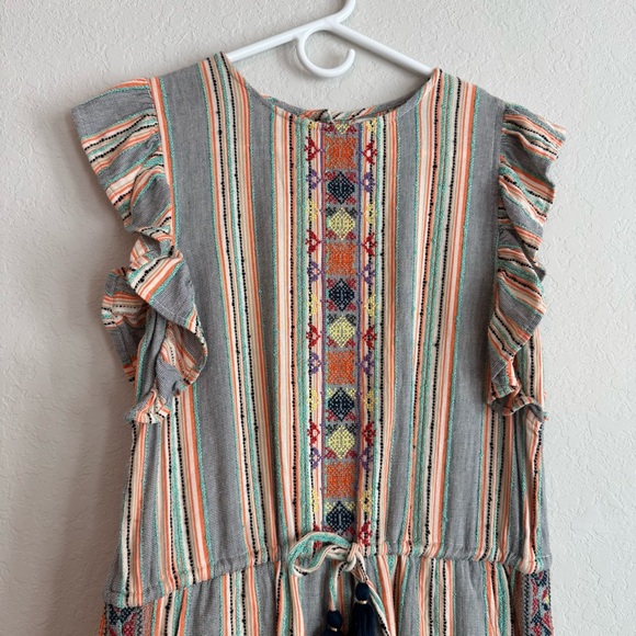 THML Colorful Embroidered Romper Small - Picture 3 of 4